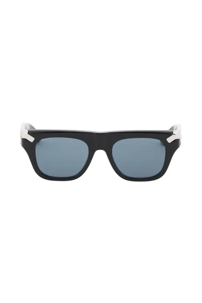 Alexander Mcqueen Eyewear Square Frame Sunglasses In Blue