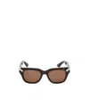 Alexander Mcqueen Eyewear Square Frame Sunglasses In Brown