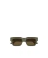 Alexander Mcqueen Eyewear Square Frame Sunglasses In Brown