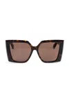 ALEXANDER MCQUEEN ALEXANDER MCQUEEN EYEWEAR SQUARE FRAME SUNGLASSES