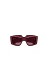 Alexander Mcqueen The Grip Square-frame Sunglasses In Brown
