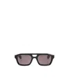 Alexander Mcqueen Eyewear Square Frame Sunglasses In Gray