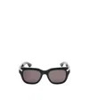 Alexander Mcqueen Eyewear Square Frame Sunglasses In Gray