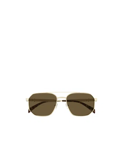 Alexander Mcqueen Eyewear Square Frame Sunglasses In Green