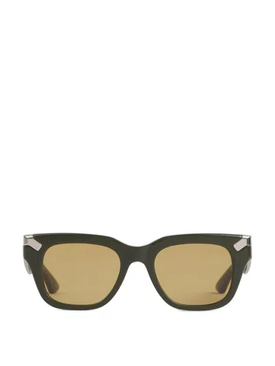 Alexander Mcqueen Eyewear Square Frame Sunglasses In Neutral