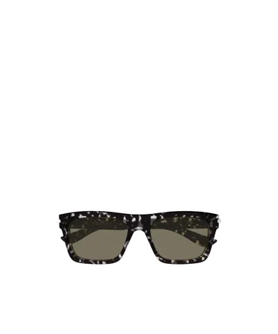 Alexander Mcqueen Eyewear Square Frame Sunglasses In Havana