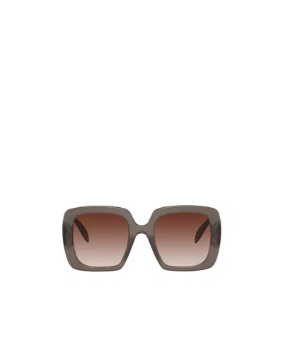 Alexander Mcqueen Eyewear Square Oversized Frame Sunglasses In Brown