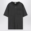 Alexander Mcqueen Alexander Mc Queen Faded Black Skull T Shirt In Black