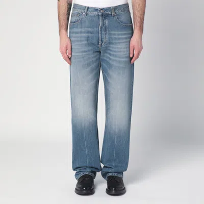 Alexander Mcqueen Faded Blue Jeans