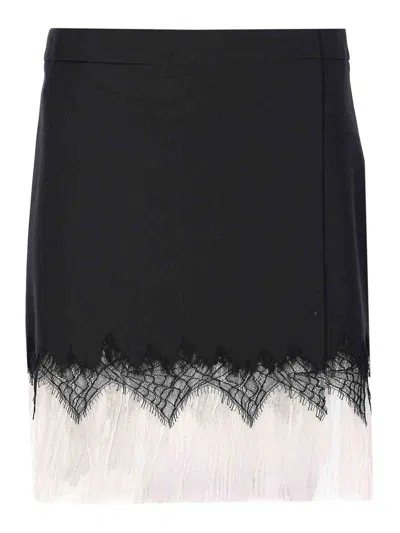 ALEXANDER MCQUEEN MCQUEEN BLACK MINI SKIRT