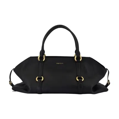 Alexander Mcqueen Farringdon Maxi Purse In Black