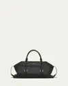 Alexander Mcqueen Farringdon Medium Elongated Calf Leather Shoulder Bag In Multi