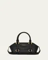 Alexander Mcqueen Farringdon Small Elongated Calf Leather Shoulder Bag In Multi