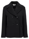 Alexander Mcqueen Women Coat In Black