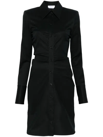 Alexander Mcqueen Fitted Dress In 1000 Black