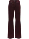 Alexander Mcqueen Flared Jeans In Rot
