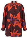 Alexander Mcqueen Flame Lily Shirt And Blouse Multicolor