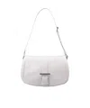 Alexander Mcqueen Flap Shoulder Bag In White