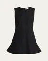 Alexander Mcqueen Flared A-line Sleeveless Mini Dress