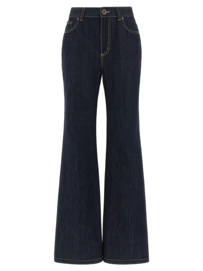Alexander Mcqueen Mcqueen Straight Leg Jeans In Black