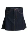Alexander Mcqueen Stylish Skirts With Pockets And Loops In Blue
