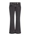Alexander Mcqueen Flared Jeans In Black