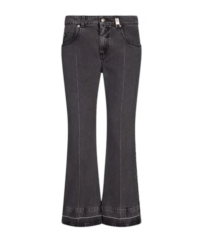 Alexander Mcqueen Flared Jeans In Black