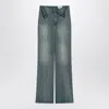Alexander Mcqueen Alexander Mc Queen Flared Jeans With Turn Ups At The Waist