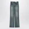 Alexander Mcqueen Alexander Mc Queen Flared Jeans With Turn Ups At The Waist