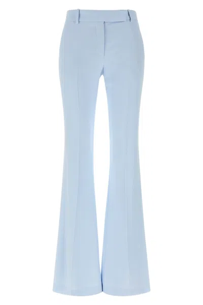 Alexander Mcqueen Flared Leg Pants In Blue