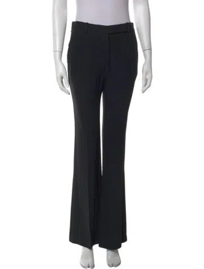 Pre-owned Alexander Mcqueen Flared Pants In Black