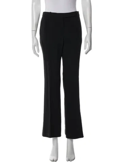 Pre-owned Alexander Mcqueen Flared Pants In Black