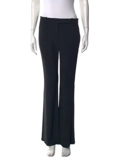 Pre-owned Alexander Mcqueen Flared Pants In Black