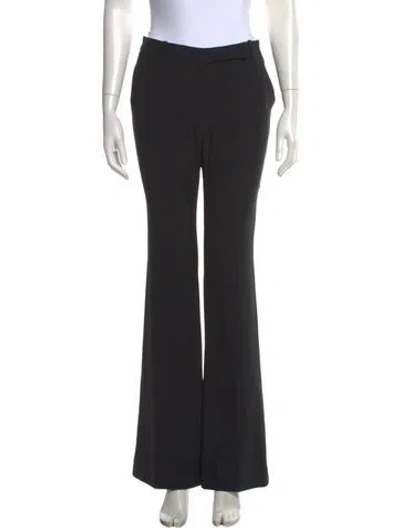 Pre-owned Alexander Mcqueen Flared Pants In Black