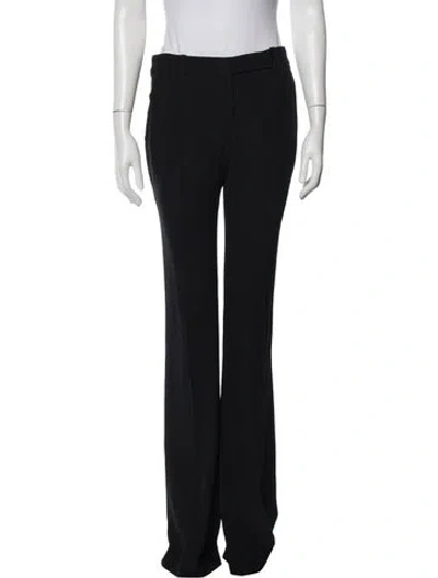 Pre-owned Alexander Mcqueen Flared Pants In Black