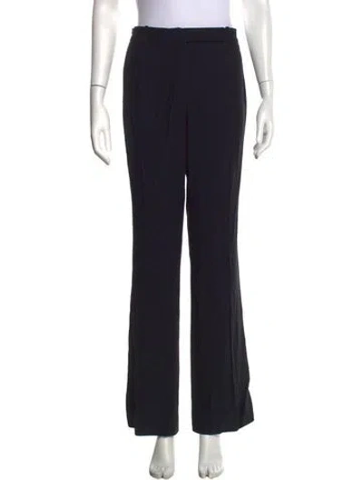 Pre-owned Alexander Mcqueen Flared Pants In Black