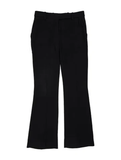 Pre-owned Alexander Mcqueen Flared Pants In Black