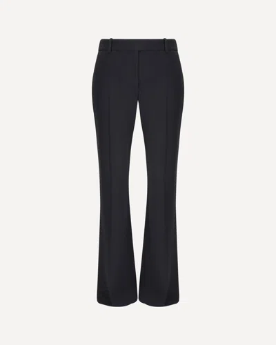 Alexander Mcqueen Flared Pants In Black