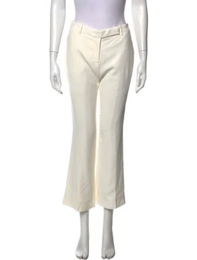 Pre-owned Alexander Mcqueen Flared Pants In Neutrals