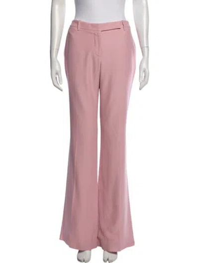 Pre-owned Alexander Mcqueen Flared Pants In Pink