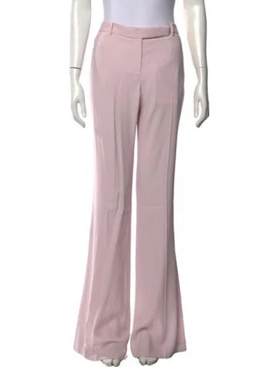 Pre-owned Alexander Mcqueen Flared Pants W/ Tags In Pink