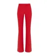 Alexander Mcqueen Flared Tailored Trousers In Red