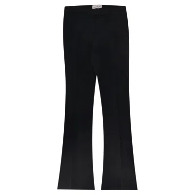 Pre-owned Alexander Mcqueen Flared Tailored Trousers In Black