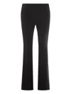 Alexander Mcqueen Casual Flared Leg Trousers With Belt Loops