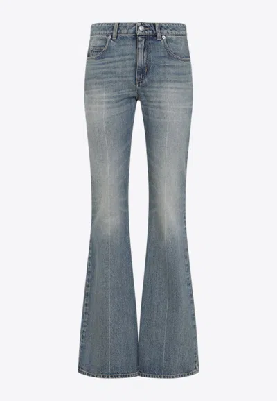 ALEXANDER MCQUEEN FLARED WASHED JEANS