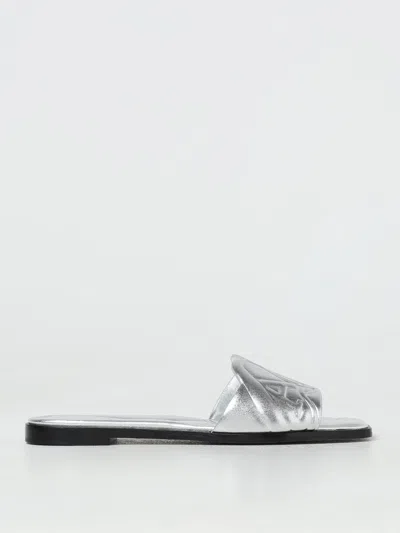 ALEXANDER MCQUEEN FLAT SANDALS WOMAN MCQUEEN,F37988061