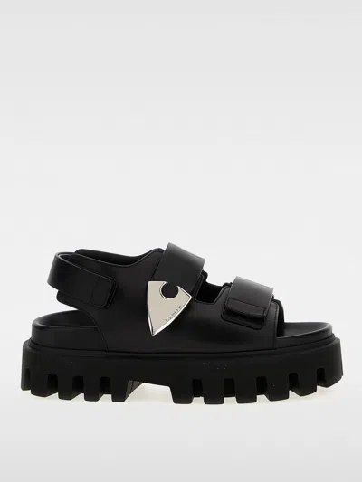 Alexander Mcqueen Flat Sandals  Woman Color Black