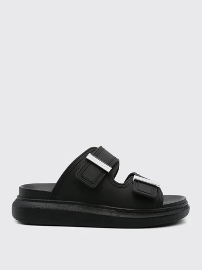 Alexander Mcqueen Flat Sandals  Woman Color Black