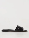 Alexander Mcqueen Flat Sandals In Black