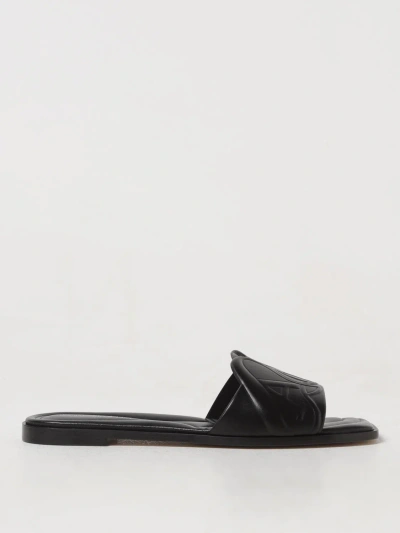 Alexander Mcqueen Flat Sandals  Woman Color Black